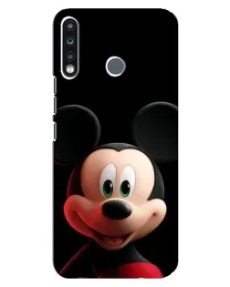 Чохол для TECNO Spark 4 з картинкою «Усміхнений Міккі Маус»