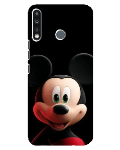 Чохол для TECNO Spark 4 з картинкою «Усміхнений Міккі Маус»