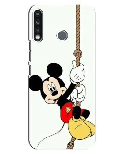 Чохол для TECNO Spark 4 з картинкою «Mickey на канаті»