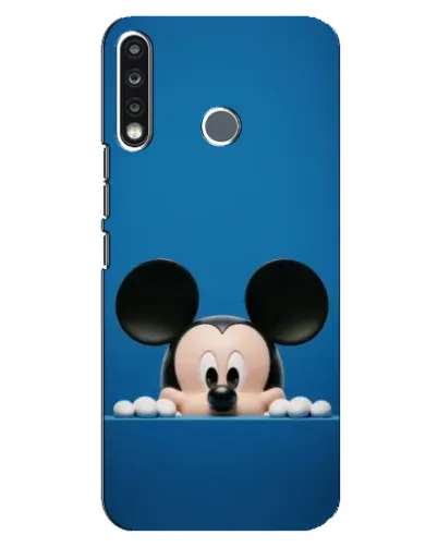 Чохол для TECNO Spark 4 з картинкою «Міккі виглядає»