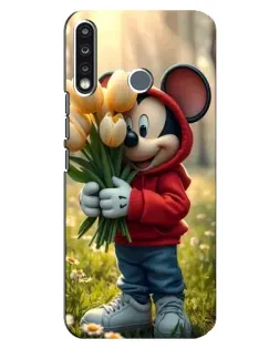 Чохол для TECNO Spark 4 з картинкою «Міккі з тюльпанами» Чохол для TECNO Spark 4 з картинкою «Міккі з тюльпанами»