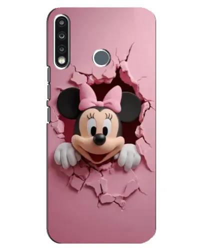 Чохол для TECNO Spark 4 з картинкою «Мінні крізь стіну»