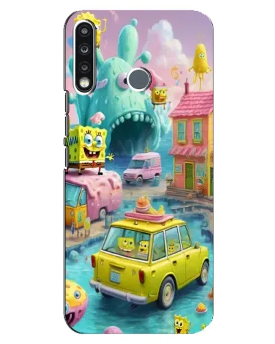 Чохол для TECNO Spark 4 з картинкою «Монстр-трак пригоди»