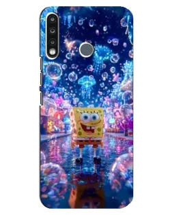 Чохол для TECNO Spark 4 з картинкою «Неоновий океан»