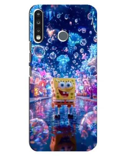 Чохол для TECNO Spark 4 з картинкою «Неоновий океан»