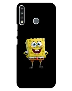 Чохол для TECNO Spark 4 з картинкою «Класичний Губка Боб»