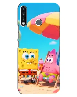 Чохол для TECNO Spark 4 з картинкою «Відпочинок на пляжі»