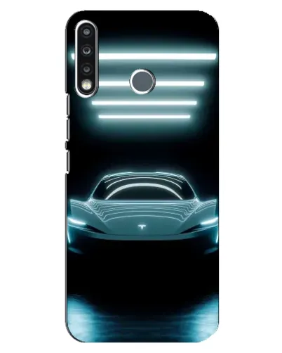 Чохол для TECNO Spark 4 з картинкою «Tesla в неоні» Чохол для TECNO Spark 4 з картинкою «Tesla в неоні»
