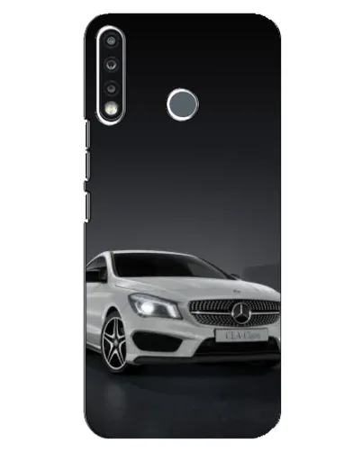 Чохол для TECNO Spark 4 з картинкою «Mercedes AMG GT Silver»