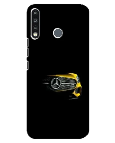 Чохол для TECNO Spark 4 з картинкою «Mercedes — ретро стиль»