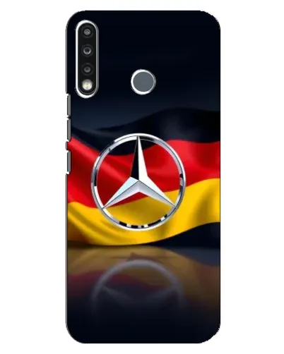 Чохол для TECNO Spark 4 з картинкою «Mercedes — прапор Німеччини»