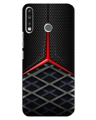 Чохол для TECNO Spark 4 з картинкою «Mercedes Carbon Grid»