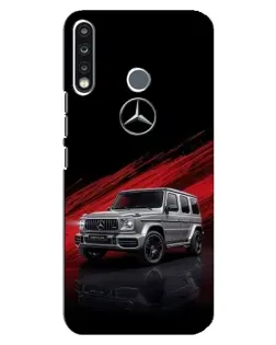 Чохол для TECNO Spark 4 з картинкою «Mercedes G-Class червоний»