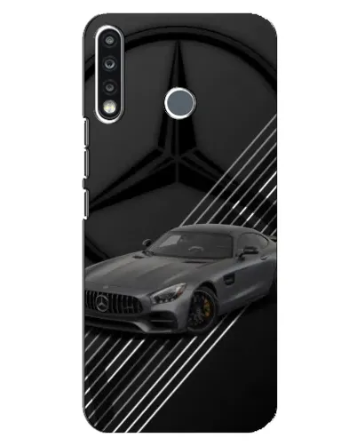 Чохол для TECNO Spark 4 з картинкою «Mercedes AMG — графіка»