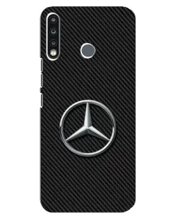 Чохол для TECNO Spark 4 з картинкою «Карбоновий Mercedes стиль»