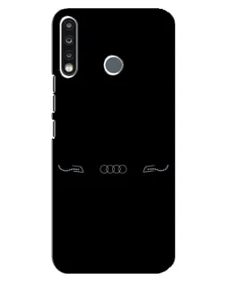 Чохол для TECNO Spark 4 з картинкою «Audi — світловий підпис»