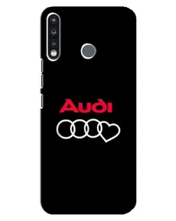 Чохол для TECNO Spark 4 з картинкою «Логотип Audi Heart»