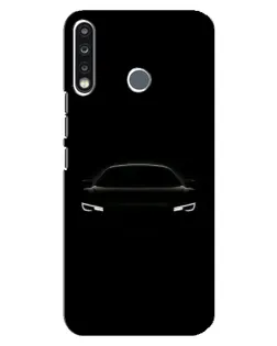 Чохол для TECNO Spark 4 з картинкою «Погляд Audi у темряві»