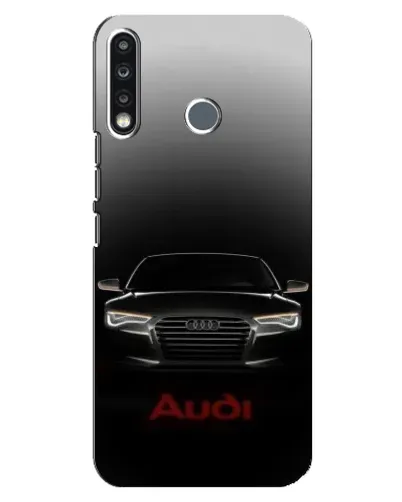 Чохол для TECNO Spark 4 з картинкою «Audi — градієнтний контур»