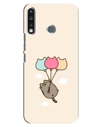 Чохол для TECNO Spark 4 з картинкою «Пушин на кульках»