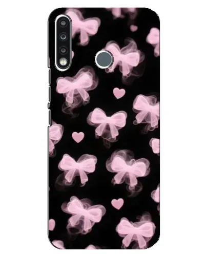 Чехол для TECNO Spark 4 с картинкой «Геометрия банта»