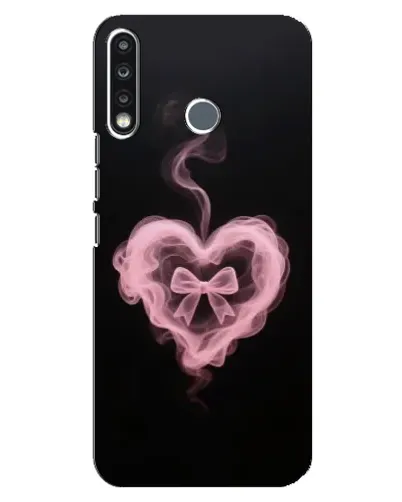 Чехол для TECNO Spark 4 с картинкой «Дымчатое сердце»