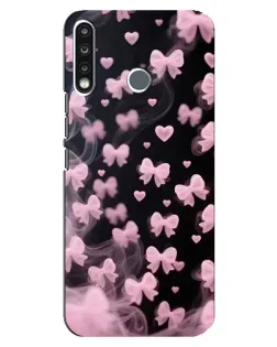 Чехол для TECNO Spark 4 с картинкой «Неоновое кружево»