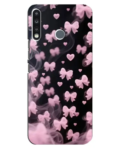 Чехол для TECNO Spark 4 с картинкой «Неоновое кружево»