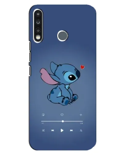 Чехол для TECNO Spark 4 с картинкой «Музыкальный Stitch»