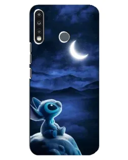 Чехол для TECNO Spark 4 с картинкой «Лунная ночь Стича»
