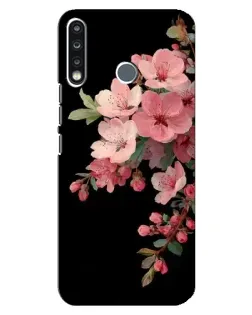 Чохол для TECNO Spark 4 з картинкою «Рожева гілка сакури»