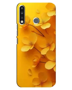 Чохол для TECNO Spark 4 з картинкою «Золоті пелюстки»