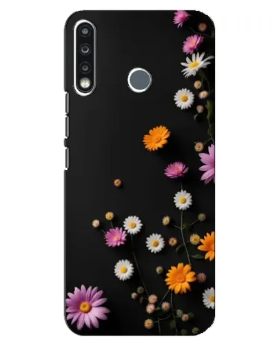 Чехол для TECNO Spark 4 с картинкой «Цветочная композиция»