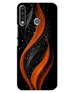 Чохол для TECNO Spark 4 з картинкою «Вогняна зоряна хвиля»