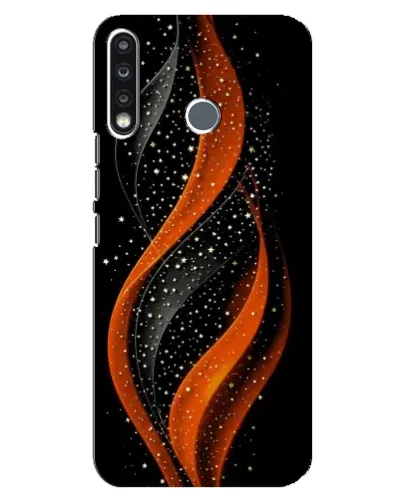 Чохол для TECNO Spark 4 з картинкою «Вогняна зоряна хвиля»