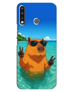 Чохол для TECNO Spark 4 з картинкою «Морська капібара»