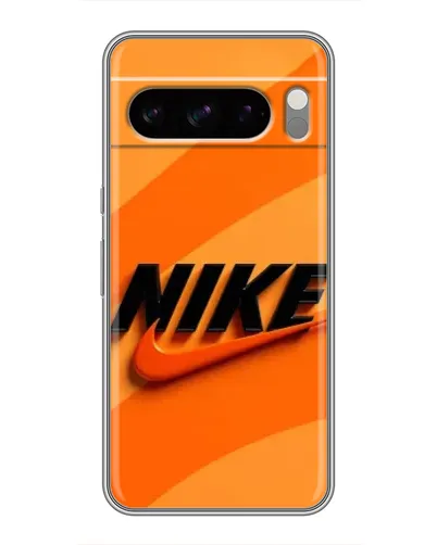 Чехол для TECNO Spark 40 5G с картинкой «Оранжевый драйв Nike»