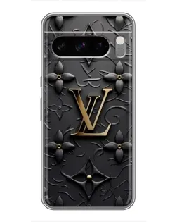 Чехол для TECNO Spark 40 5G с картинкой «Кожаная текстура LV»