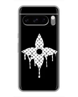 Чехол для TECNO Spark 40 5G с картинкой «Цветочная монограмма»