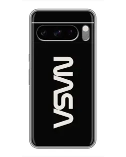 Чехол для TECNO Spark 40 5G с картинкой «NASA — вертикальный логотип»