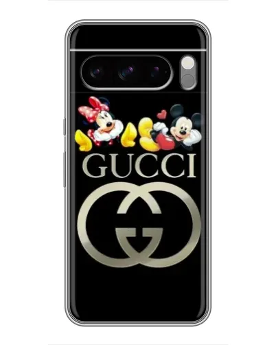 Чехол для TECNO Spark 40 5G с картинкой «Gucci — герои Disney»