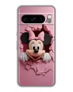 Чехол для TECNO Spark 40 5G с картинкой «Минни сквозь стену»