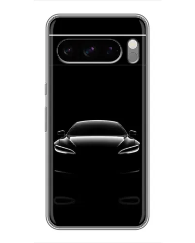 Чехол для TECNO Spark 40 5G с картинкой «Силуэт Tesla Night» Чехол для TECNO Spark 40 5G с картинкой «Силуэт Tesla Night»
