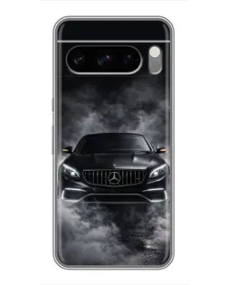 Чохол для TECNO Spark 40 5G з картинкою «Mercedes у диму»