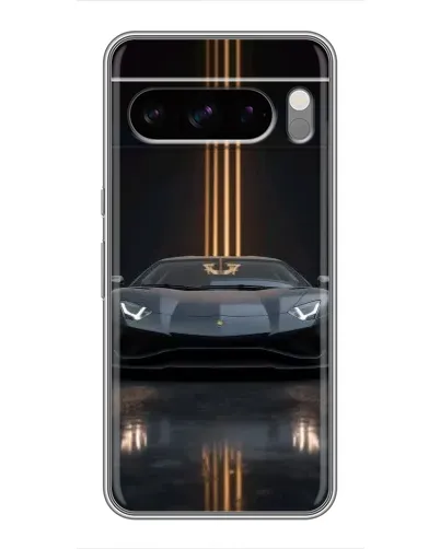 Чехол для TECNO Spark 40 5G с картинкой «Lamborghini золотые линии» Чехол для TECNO Spark 40 5G с картинкой «Lamborghini золотые линии»