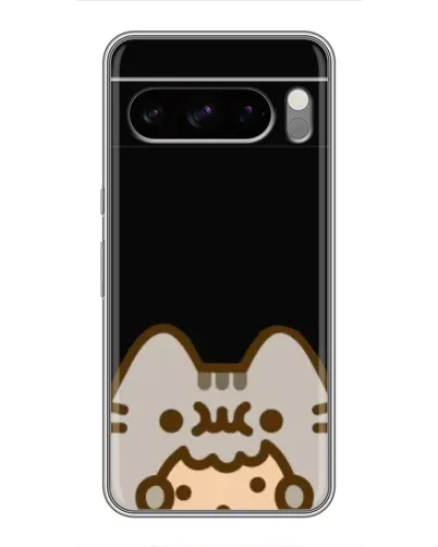 Чехол для TECNO Spark 40 5G с картинкой «Пушин на черном»