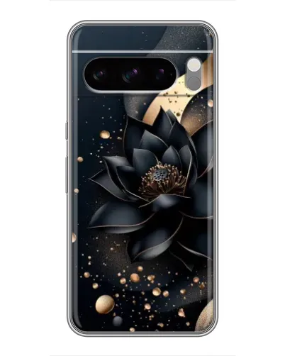 Чехол для TECNO Spark 40 5G с картинкой «Черный лотос»