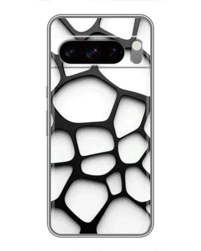 Чехол для TECNO Spark 40 5G с картинкой «Белая объемная сетка» Чехол для TECNO Spark 40 5G с картинкой «Белая объемная сетка»