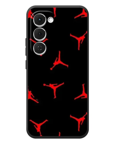 Чехол для TECNO Spark 40 Pro Plus с картинкой «Jordan Red Pattern»