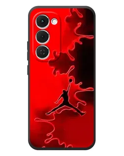 Чехол для TECNO Spark 40 Pro Plus с картинкой «Jordan Red Smoke»